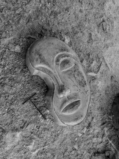 Fiberglass Face Mask Mold Final Shape, Cairo Workshop