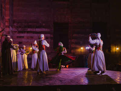 Tanoura Folk Dance Performance, Al-Ghouri Complex Cairo