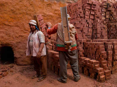 Brick Workers at Kiln, Al-Qanater Al-Khayreya Cairo