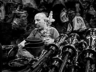 Shisha Craftsman Workshop, Al-Gamaliya Cairo