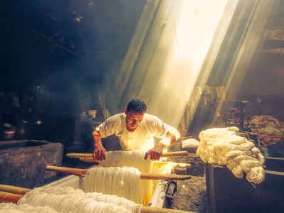 Dye Workshop Craftsman, Bab El-Wazir, Old Cairo