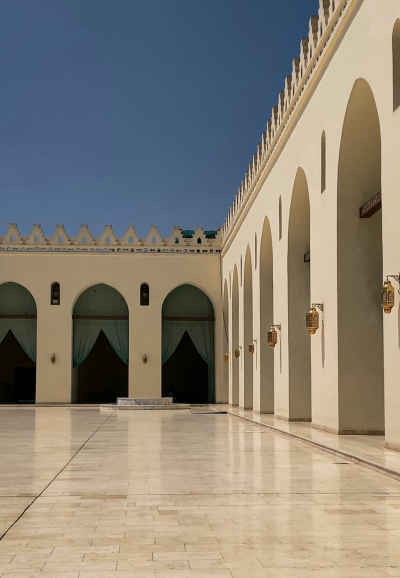 Al-Hakim Mosque Courtyard, Al-Gamaleya Cairo