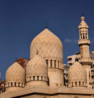 The Domes and Minaret of Abu Al-Abbas Al-Mursi Mosque