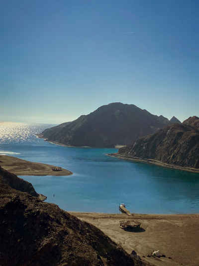 Fjord Bay Aerial View, Sinai Egypt
