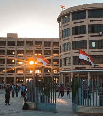Egyptian School First Day Sunrise, Alexandria