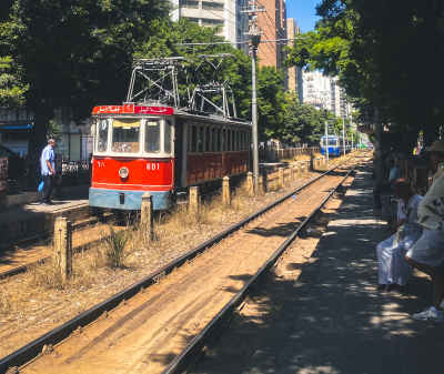 Alexandria Heritage Tram at Mustafa Kamil Station