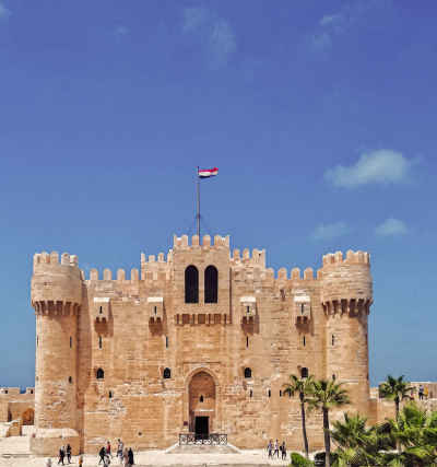 Citadel of Qaitbay Exterior, Alexandria Egypt