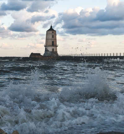Al-Max Lighthouse Waves, Alexandria Mediterranean Coast