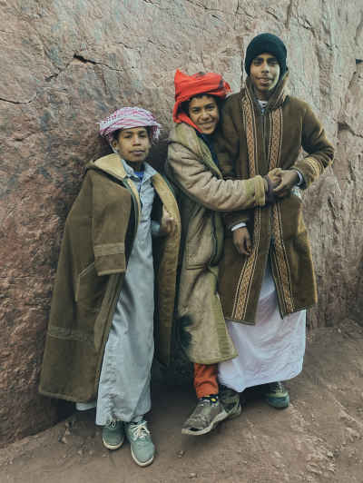 Bedouin Boys in Traditional Dress, Saint Catherine Sinai