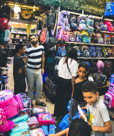 Back-to-School Shopping, Al-Manshiya Market Alexandria