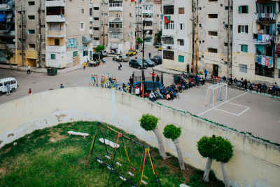 Crowds Gather at Al Falaki Football Tournament in Alexandria