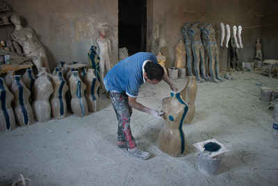 Mannequin Manufacturing Workshop, Al-Kharaqaniyah Village Egypt