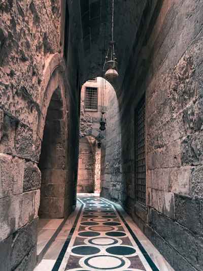 Historic Stone Passageway, Al-Muizz Street Cairo