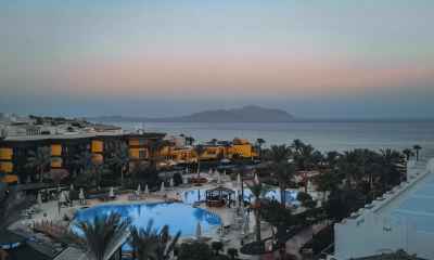 Sharm El Sheikh Resort Pool Red Sea Sunset View