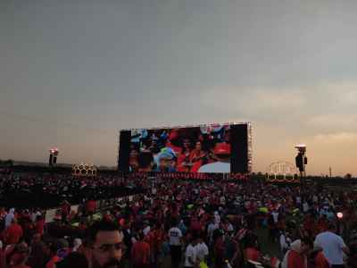 World Cup 2026 Fan Zone Crowd, Cairo Egypt
