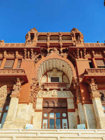 Baron Empain Palace Facade, Heliopolis Cairo