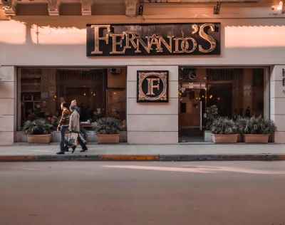 Fernando's Cafe Storefront, Fouad Street Alexandria