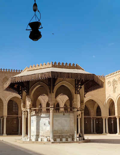 Al-Muayyad Mosque Ablution Fountain Courtyard, Cairo