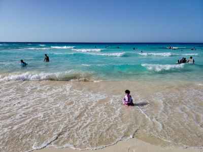 Al Abyad Beach Clear Turquoise Water, Marsa Matruh