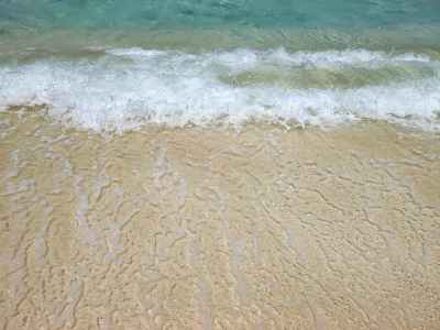 Ocean Wave Breaking on Sandy Shore, Marsa Matruh