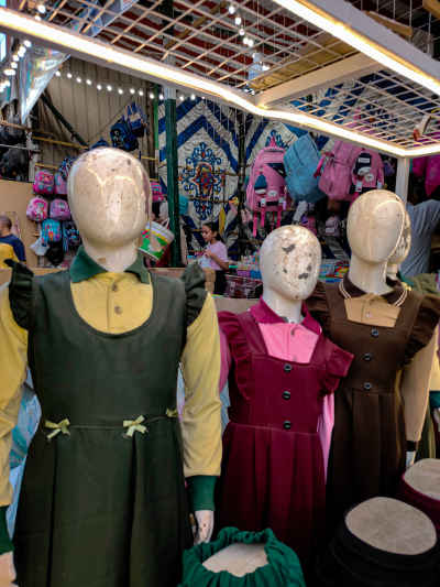 Children's School Uniform Mannequins, Al-Shorfa Market Cairo