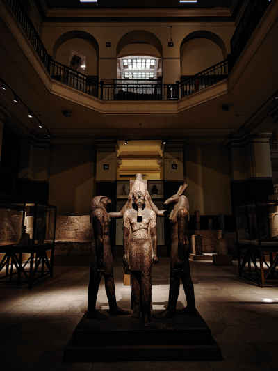 Ramses II Triad Statue, Egyptian Museum Cairo