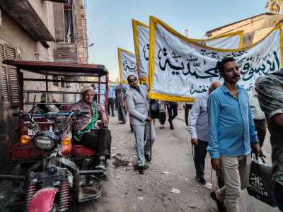 Sufi Orders Procession Celebrating Islamic New Year 1448 in Cairo