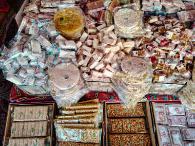 Moulid Al-Nabi Sweets Display, Sayeda Zeinab Cairo