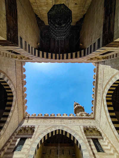 Sultan Um Shaaban Mosque Courtyard, Bab Al-Wazir Cairo