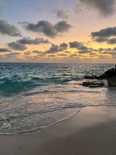 Mediterranean Sea Waves at Sunset, Marsa Matruh