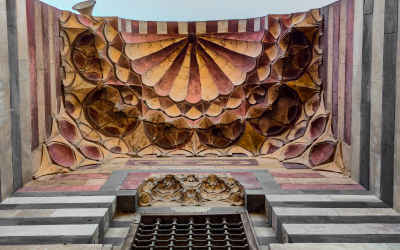 Mamluk Muqarnas Ceiling, Mosque of Sultan Barsbay Cairo