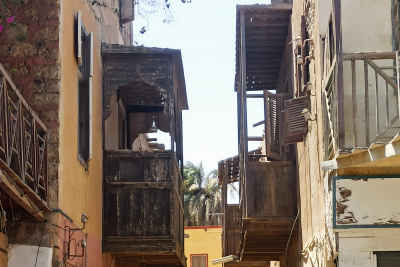 Historic Houses with Mashrabiya Balconies, Al-Quseir