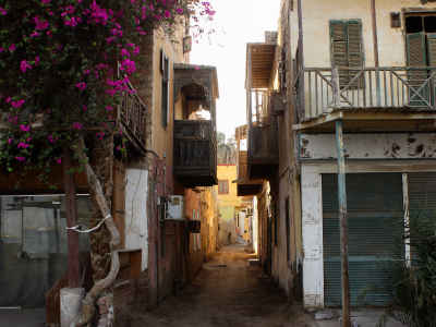 Historic Houses Narrow Alley, Al-Quseir Red Sea