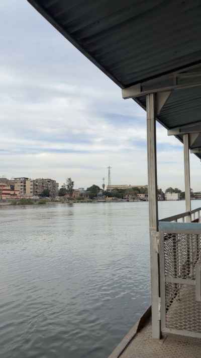 Nile River Morning View from Zamalek Cairo