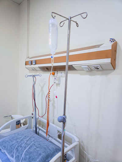 IV Drip Stand and Hospital Bed, Cairo