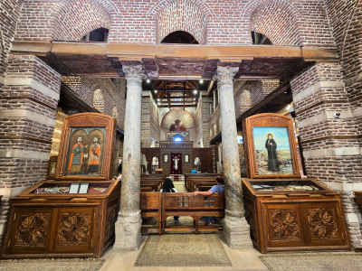 Abu Serga Church Interior, Coptic Cairo