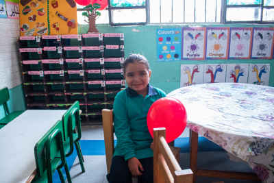 KG1 Girl First Day School Cairo