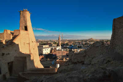 Shali Fortress Ruins Overlooking Siwa Oasis Town