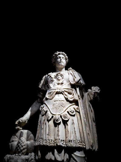 Roman Military Marble Statue, Greco-Roman Museum Alexandria