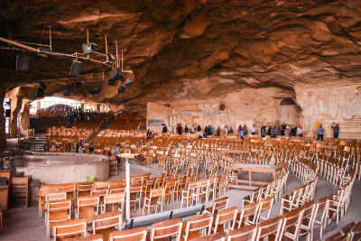 Saint Simeon Monastery Cave Church Interior, Mokattam Cairo