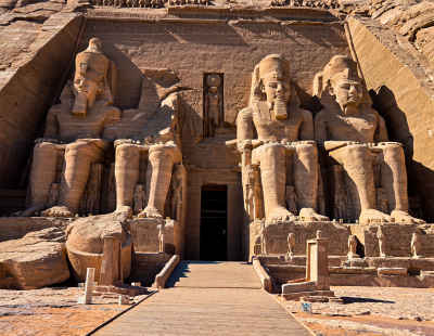 Abu Simbel Temple Colossi of Ramesses II Aswan Egypt