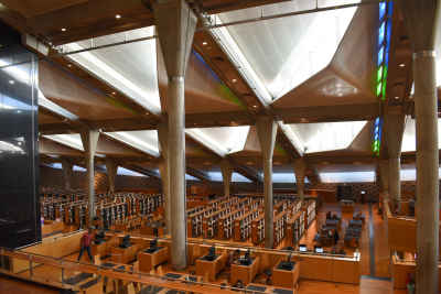 Bibliotheca Alexandrina Main Reading Hall, Alexandria
