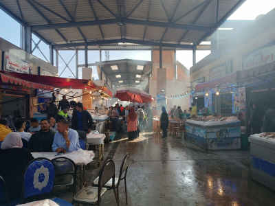El Gedid Fish Market Indoor Stalls, Port Said