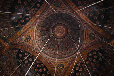 Mosque of Muhammad Ali Ceiling Dome, Cairo Citadel
