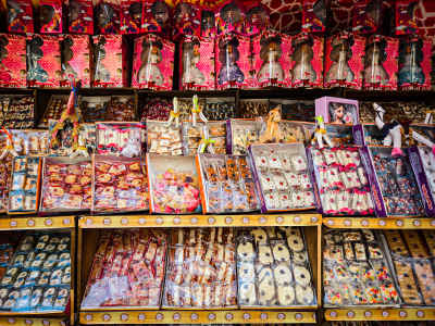 Moulid Sweets Stall Display, Al-Abbasiya Cairo