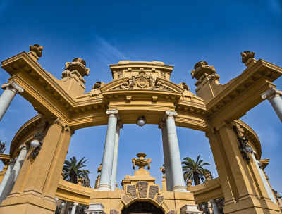 Abdin Palace Tea Kiosk Gate Cairo Egypt