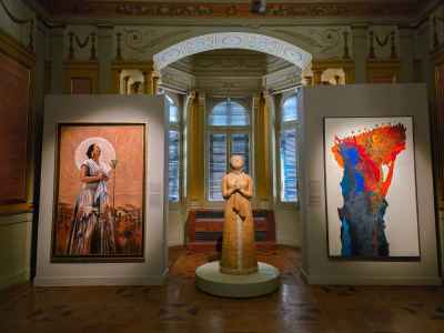 Umm Kulthum Art Exhibition at Aisha Fahmy Palace Cairo