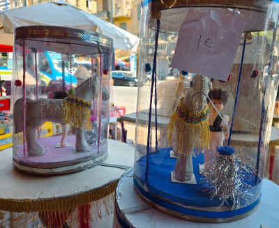 Moulid Horse Figurines Display Stall, Al-Abbasiya Cairo