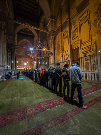 Tarawih Prayer at Sultan Al-Rifai Mosque Cairo