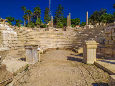 Roman Theatre Ancient Ruins Alexandria Egypt